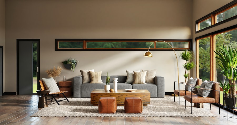 Modern home interior still